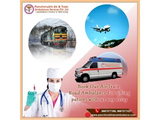 Take Life-Saving Panchmukhi Air and Train Ambulance Services in Bhubaneswar for Comfort and Care Patient Transportation