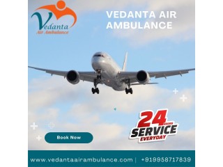 Take Advanced ICU Facility by Vedanta Air Ambulance Service in Gorakhpur