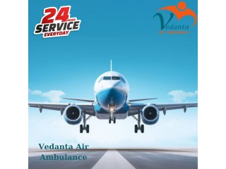 Hire First-class Vedanta Air Ambulance Service in Varanasi with Life-care Medical Facilities