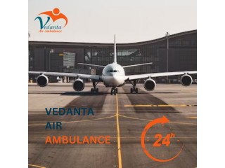 Take Vedanta Air Ambulance Service in Bhopal with High-tech CCU Facilities