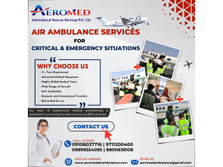 Aeromed Air Ambulance Service in Guwahati - Go by Aircraft with Care and Frequent Arrival