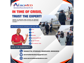 Aeromed Air Ambulance Service in Bangalore - Investing Lots of Time to Shift Patients? Just Hire Us
